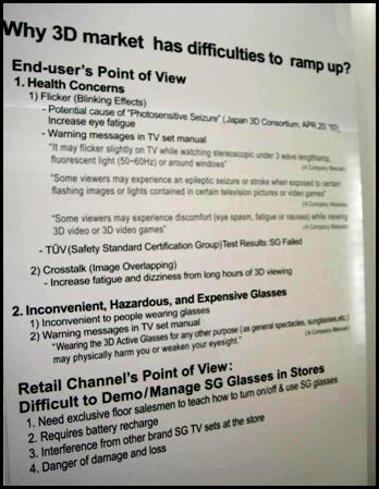 LG Display - in support for passive glasses (discont. active-shutter glasses)