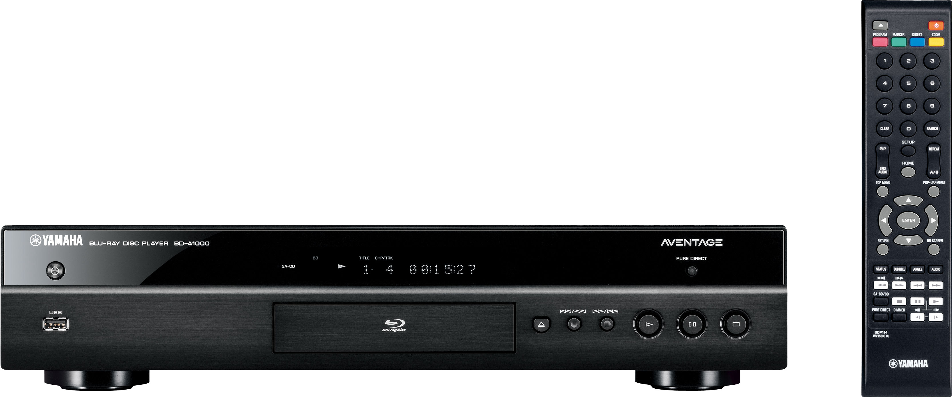Yamaha Aventage BD-A1000 High Performance, 3D-Ready Blu-ray Disc Player Adds a New Dimension to Home Theater Entertainment